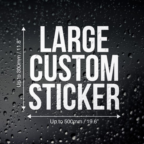 Custom vinyl stickers large - stickers,