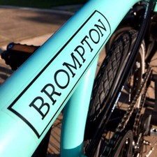 Brompton frame decal black