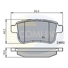 Brake Pads Set For Mercedes
