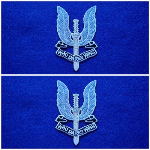 Pair military patches - of,