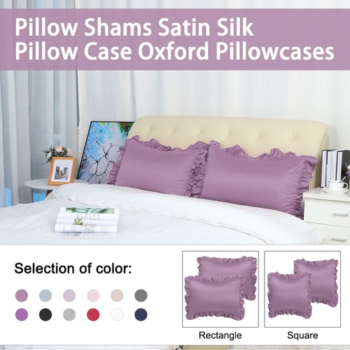Pillow shams satin silk - shams,