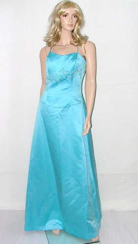 Ball gown romantica sky - gown, blue