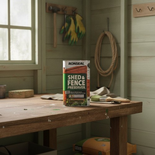 Ronseal shed fence preserver - shed,