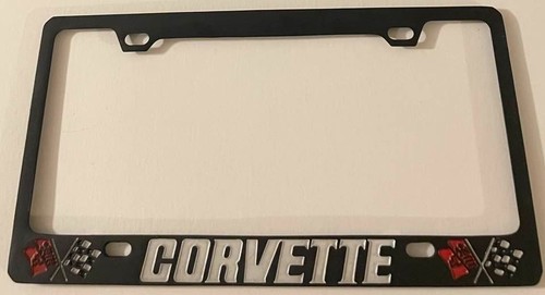 Vintage corvette license - corvette, plate