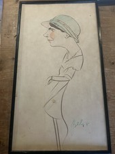 Antique Caricature Drawing 