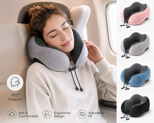 Memory foam shaped travel - memory, u
