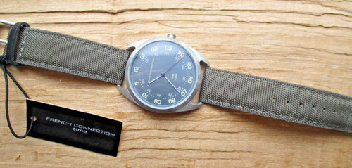 French connection black dial - french,