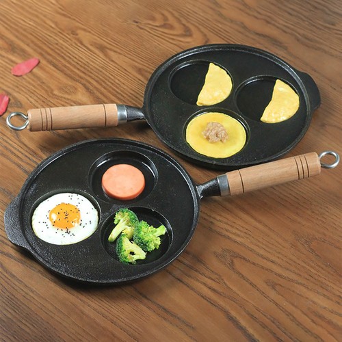 Cup cast iron pan - 3-cup,