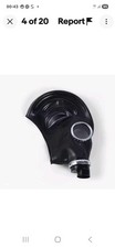 Latex Rubber  gas mask BDSM 