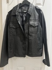 LEVI’S Men Leather Trucker