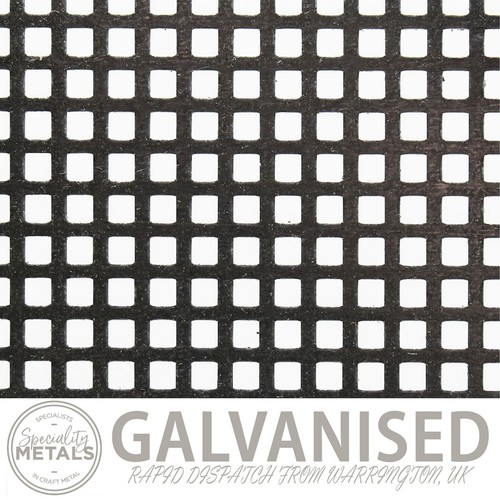 Galvanised steel square - galvanised,