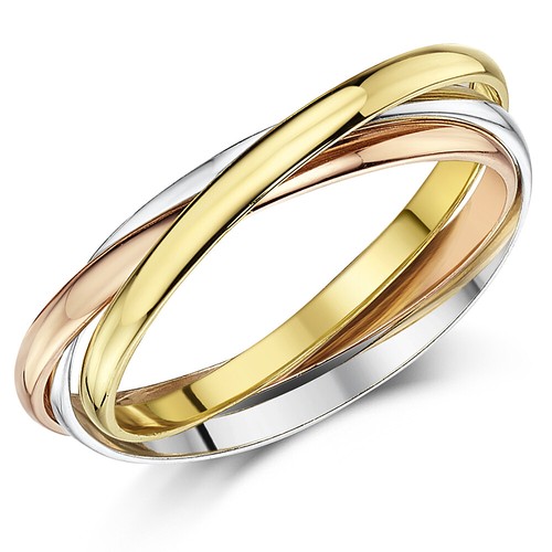 9ct russian wedding - russian, ring