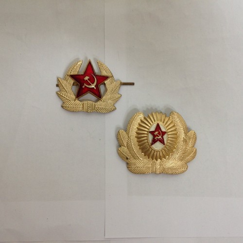Soviet russian army badges 2no - russian,