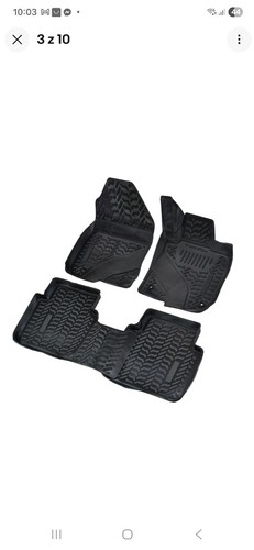 Car mats rubber floor - 3d,
