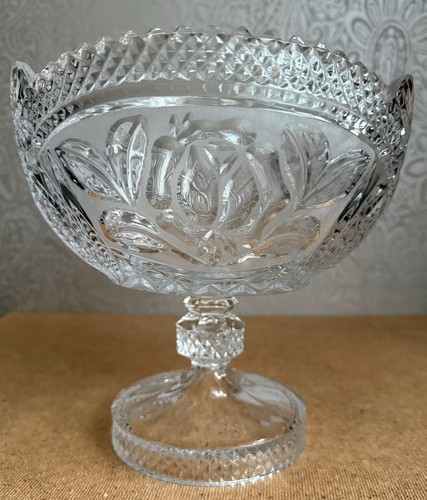 Medium thick cut glass - , crystal