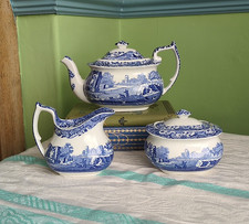 SPODE BLUE ITALIAN TEAPOT MILK