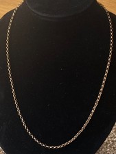 9ct Gold Rolo / Belcher Link