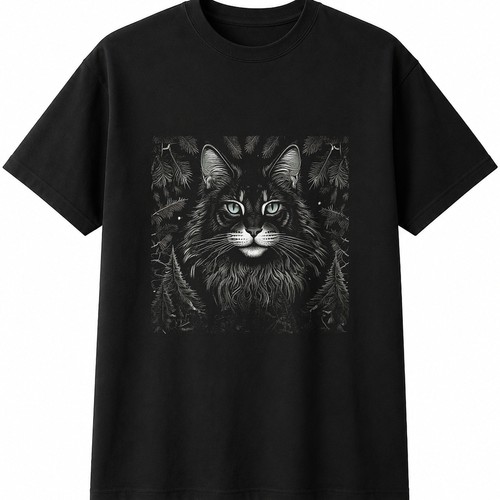 Detailed maine coon cat - detailed,