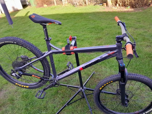 Orange crush mountain bike - mountain,