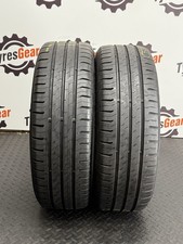 2x 185 60 R15 84T CONTINENTAL CONTIECO CONTACT5 5-6+mm TESTED FREE FITTING