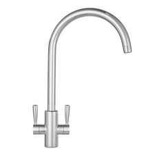 Franke Kitchen Tap Mixer Dual Lever Stainless Steel Single Flow Modern Faucet