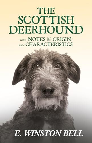 Bell scottish deerhound with - scottish,
