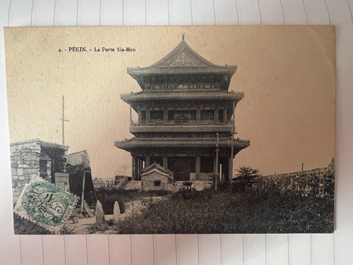 Old postcard china beijing - old,