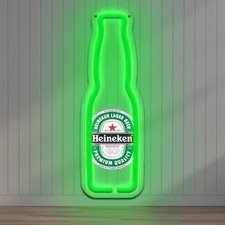 HEINEKEN BEER BOTTLE NEON