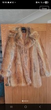 Faux Fur Fox Jacket Small