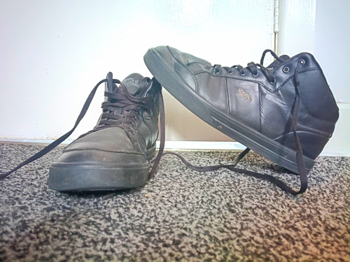 Lonsdale men black leather - men’s,