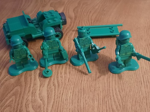 Lego toy story army men - story,