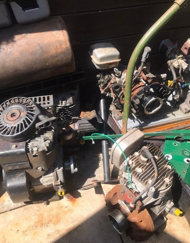 Breaking cylinder mower - breaking,