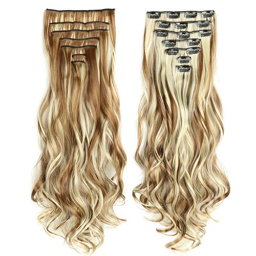 Clip hair extension 7piece - hair,