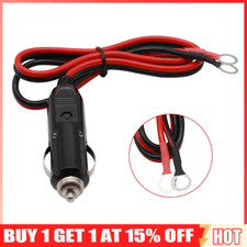Heavy Duty 15A Male Plug Car Cigarette Lighter Power Adapter Supply Cable 12V