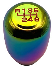 neo chrome T2 style gear shift knob 6 speed red for Mazda MX5 ND Fiat 124