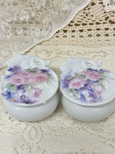 Porcelain trinket box - trinket,