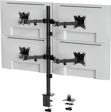 VonHaus Quad Monitor Stand Clamp for 13-32" Screens