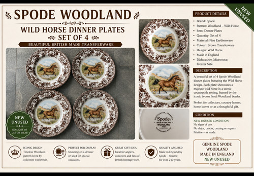 Spode woodland wild horse - wild,