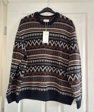 M&S Size M Festive Fair isle