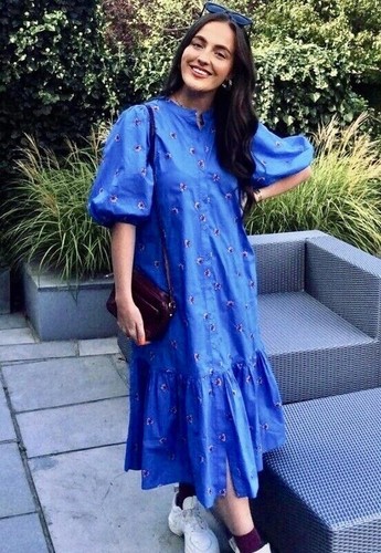 Zara dress blue coton - xs,
