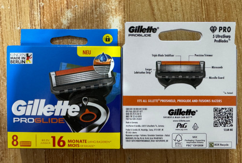 Gillette proglide blades - gillette, xl