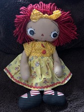 Handmade Rag Doll OOAK 38cms by Jackie Mitchell signed 2015