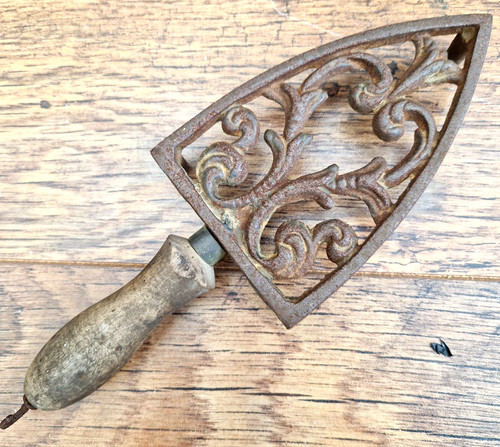 Antique fretted cast-iron