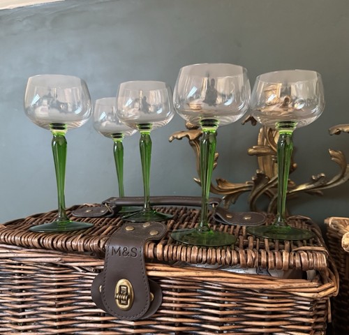 Set vintage french hock - of,