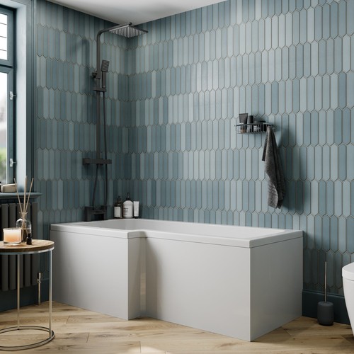1600 855mm shape shower - 855mm, l