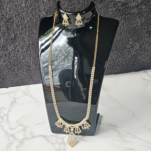 Vintage gold tone - gold, diamante