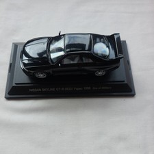 1995 Nissan Skyline GT-R R33 V Spec Black 1/43 Scale Diecast Model Car Ebbro