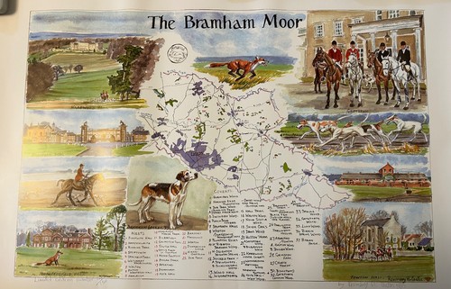 Bramham moor hunt map