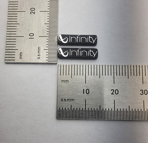 Infinity tweeter badge - badge, emblem