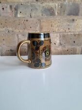 Vintage 1968 Inger Waage Mug in Green Sera Pattern by Stavangerflint Norway 